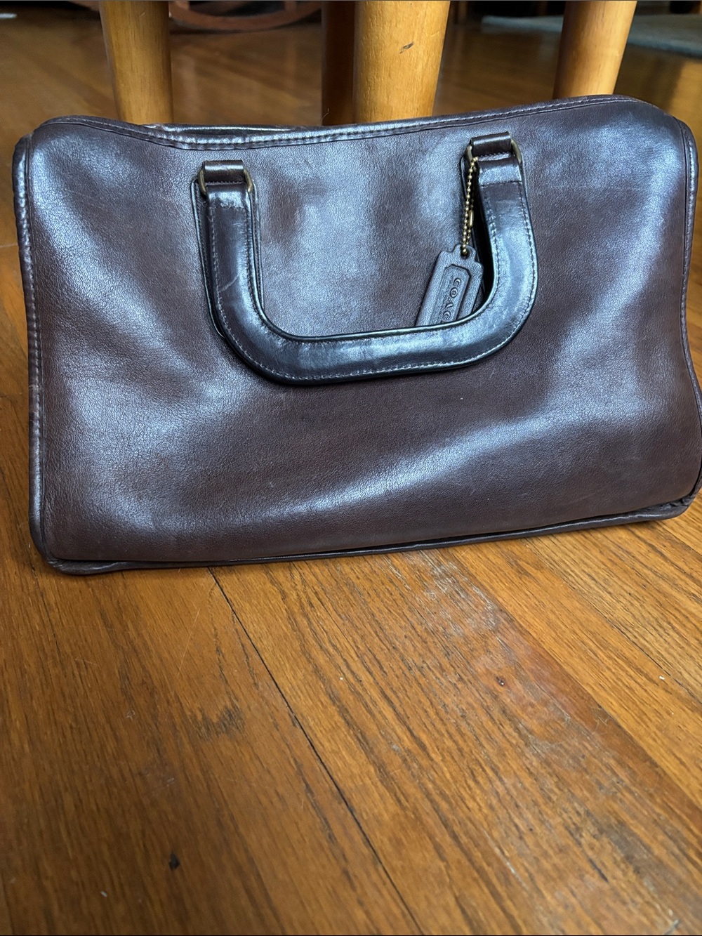 Coach classic 1970s Bonnie Cashin leather vintage satchel. Made in New York City